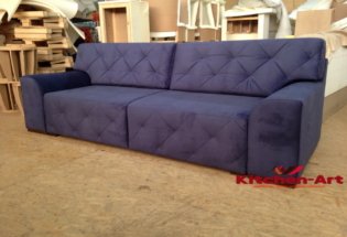 синий диван