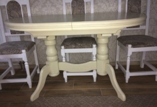 белый деревянный стол на заказ белый деревянный стол на заказ