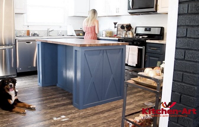 покраска столешницы из дерева мослом купить деревянную столешницу в кухню в Киеве