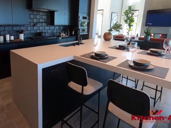 дизайн проект кухни с барной стойкой дизайн проект кухни с барной стойкой