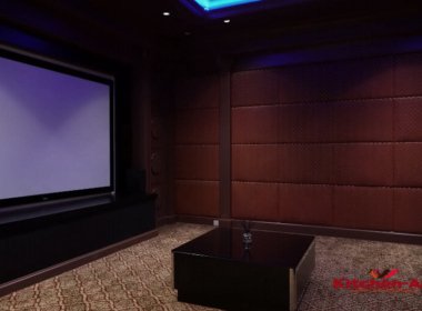 мягкие панели в домашний кинотеатр