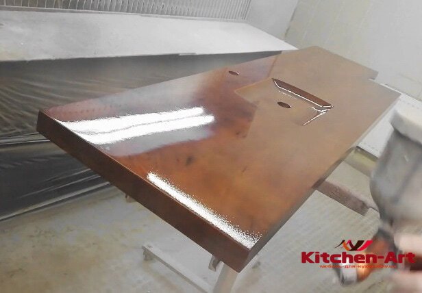 раковина из фанеры