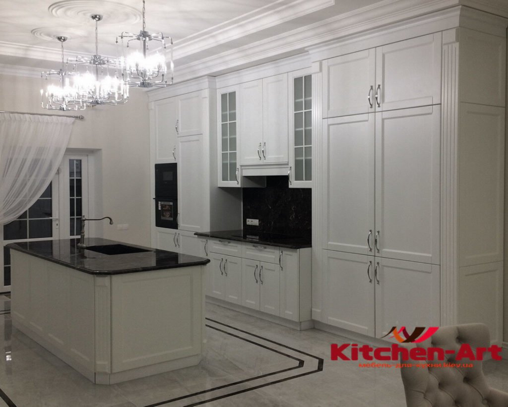 Кухонная линейная мебель на заказ в Харькове