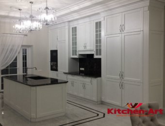 Кухонная линейная мебель на заказ в Харькове