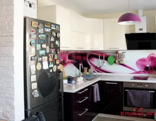 варианты кухонных фартуков