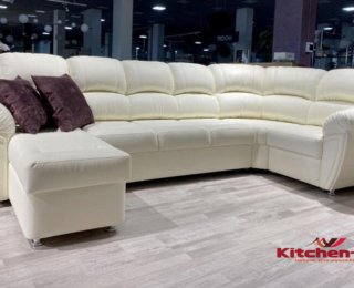 авторский белый диван под заказ