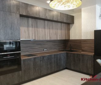 Кухня с фартуком из дсп в Киеве