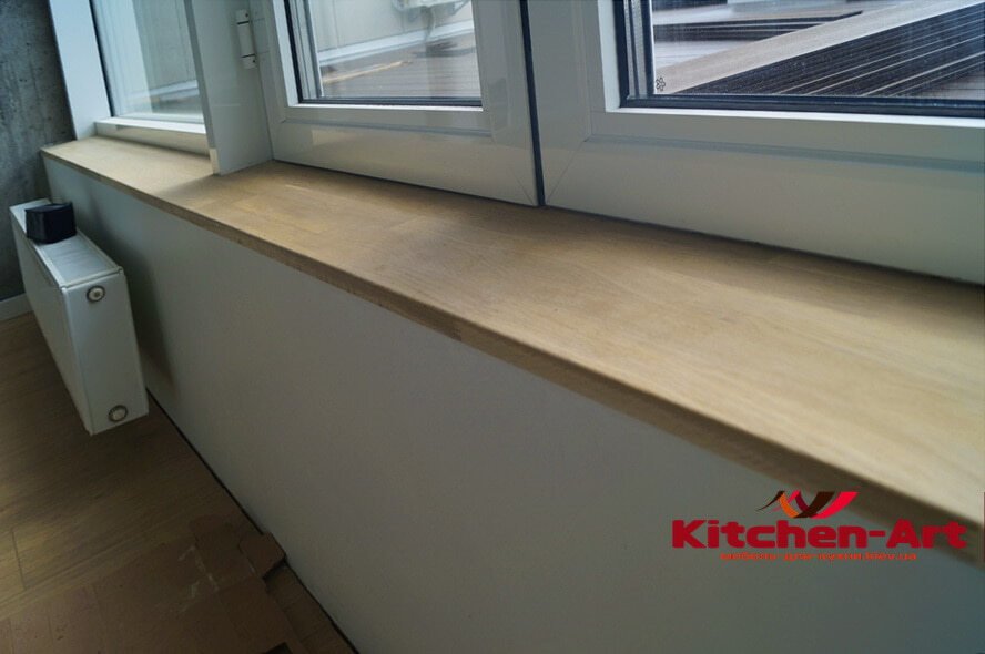 виготовлення та встановлення підвіконь з дерева