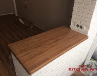 Деревянная столешница для бара