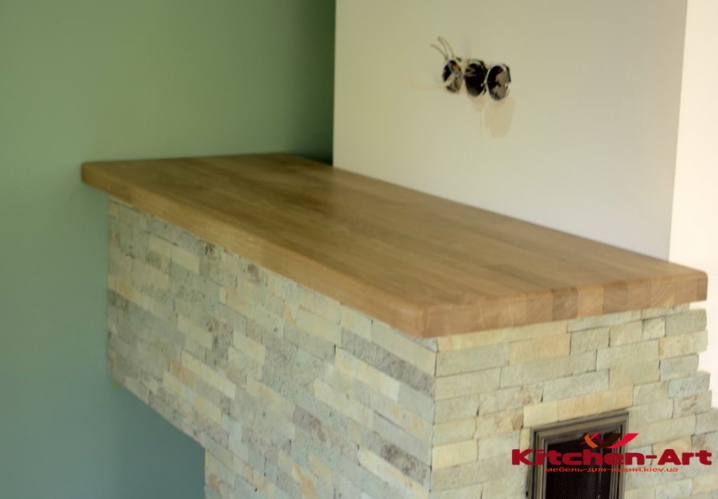 подоконник-столешница из дерева на заказ