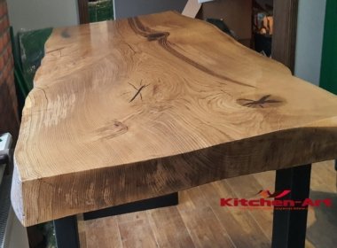 столешница слэб с живым краем из дуба столешница слэб с живым краем из массива дуба