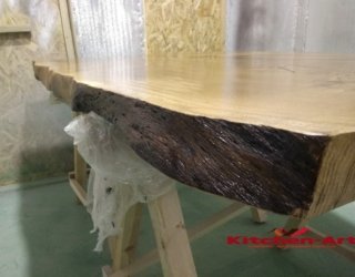 дизайнерский подоконник из дерева