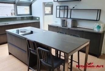 п образная кухня с островом-обеденный стол на заказ п образная кухня с островом-обеденный стол на заказ