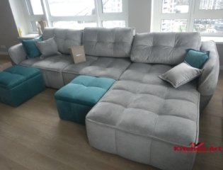 модульный мягкий диван на кухню