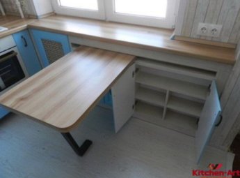выдвижная столешница из дерева