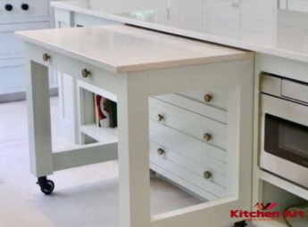 виды видвижных столешниц