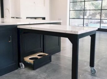 выдвижная мебель кухни