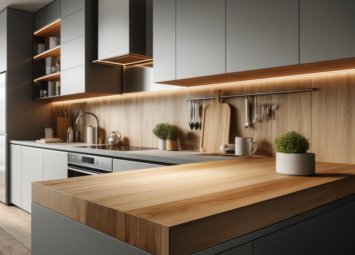 массивная столешница