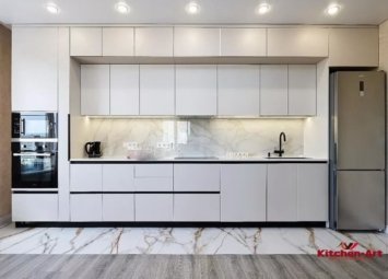 линейная вбудована кухня