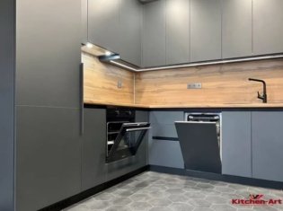 Сучасна вбудована кухня лофт