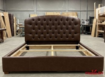 Кровать с широким мягким изголовьем Купить кровати с мягким изголовьем на заказ