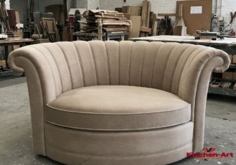 Виготовлення радіусних диванів під замовлення