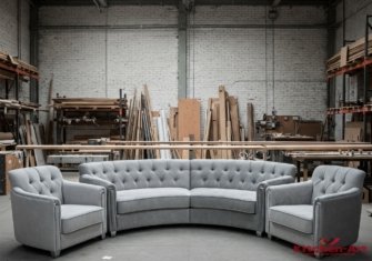 Большой круглый диван