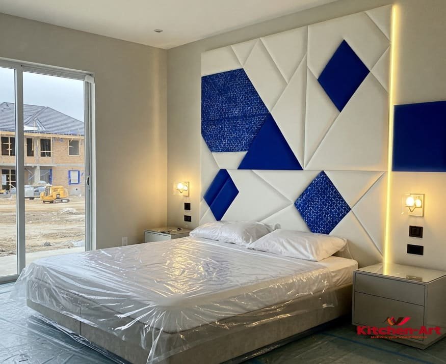 производство мягкой мебели от производителя Білогородці Мягкие стеновые панели, купить под заказ Білогородці