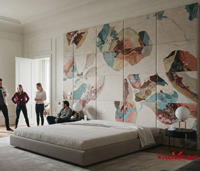 М'які панелі для ліжка з малюнком