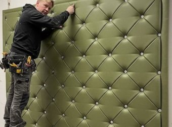 фотографии Мягкие панели на стену