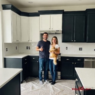 дизайнерская с-образная кухня