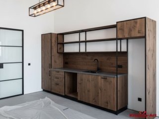 Изготовление кухонной мебели на заказ в стиле лофт Ирпень