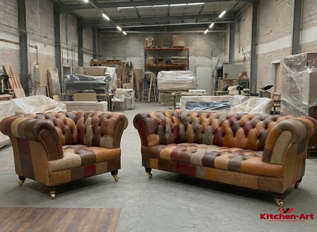 Стильный диван для гостиной от мебельной мастерской