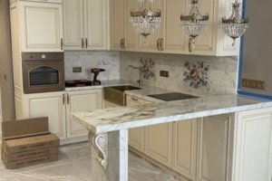 современная встроенная кухня