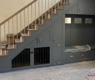 домашний офис под лестницей