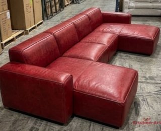 с-образный диван для гостиной под заказ