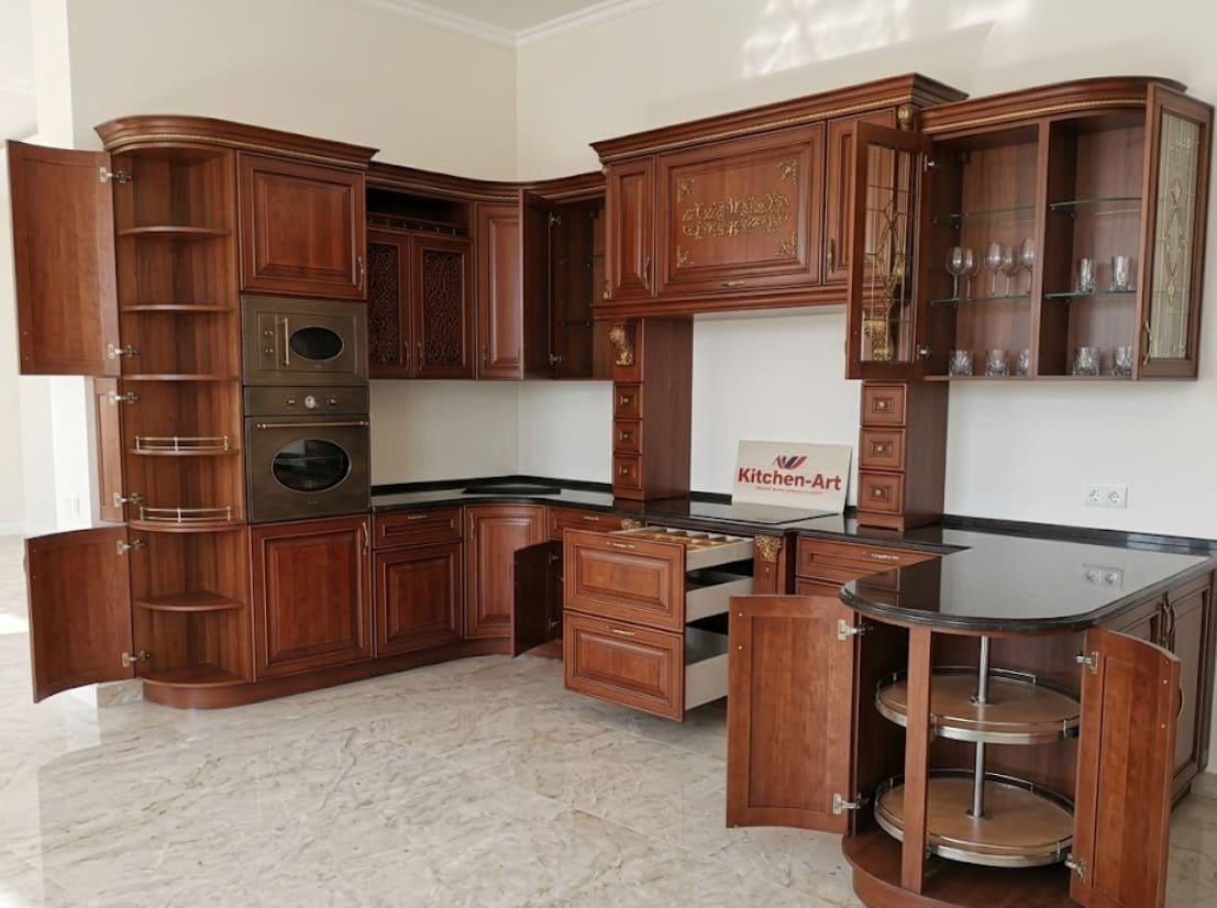 Скандинавский стиль в дизайне деревянной кухни