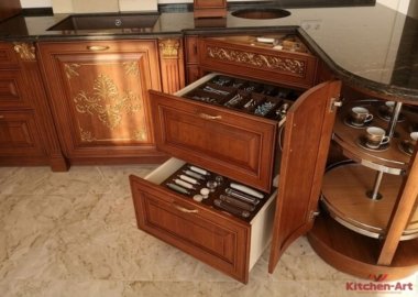 кухня в стиле прованс из дерева