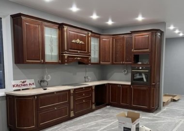 деревянные фасады для кухни на заказ