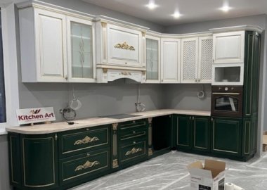 элитная кухонная мебель из ольхи