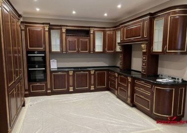 современная кухня из ясеня от производителя