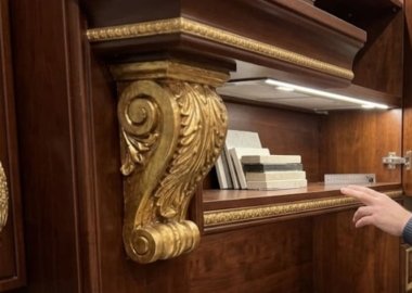 деревянная кухня по размерам заказчика