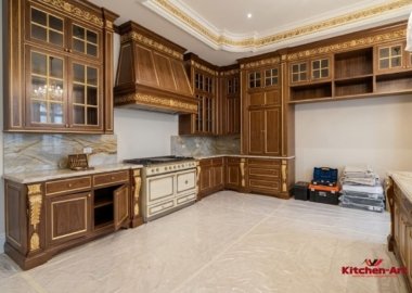 замер и проектирование деревянной кухни