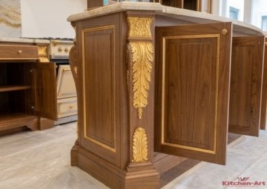 деревянная кухня по размерам заказчика