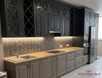 мебель для кухни из ольхи