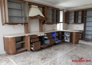 деревянные кухни, кухни из массива