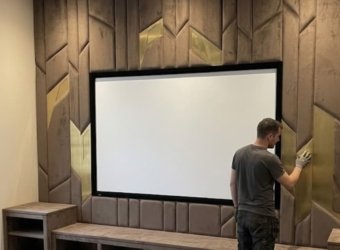 монтаж мягких панелей