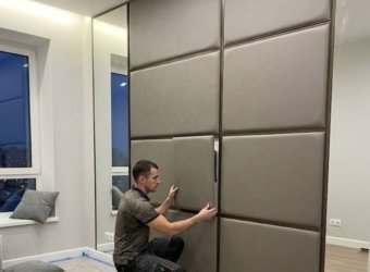 кожаные панели для стен