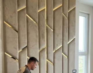 стеновые панели из велюра