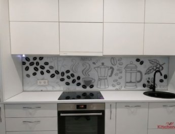 изготовление кухонного фартука из керамики